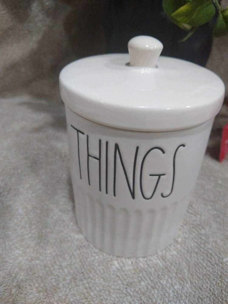 Amazon.com: Rae Dunn Things Fluted Canister : Home & Kitchen | Amazon (US)