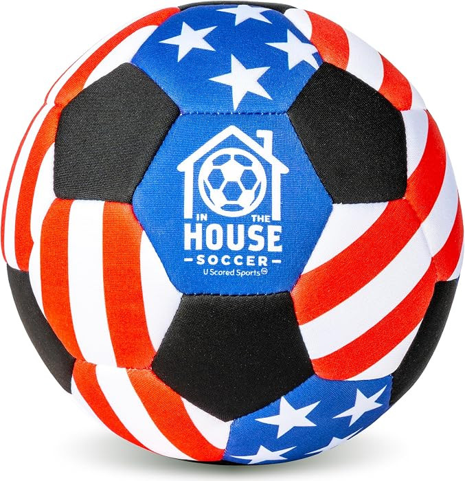 in The House Soccer Ball - Indoor Size 4 Padded Soccer Ball for Girls (Ages 3+), Boys (Ages 3+) &... | Amazon (US)