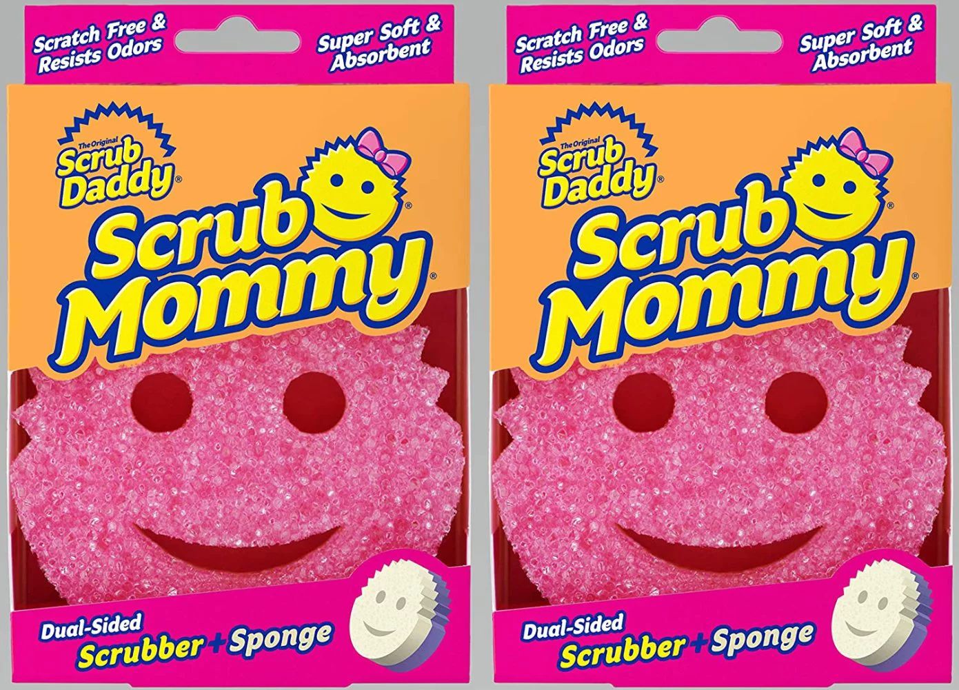 Scrub Daddy Dual Sided Sponge and Scrubber - Scrub Mommy - Scratch Free Sponge for Dishes and Hom... | Walmart (US)