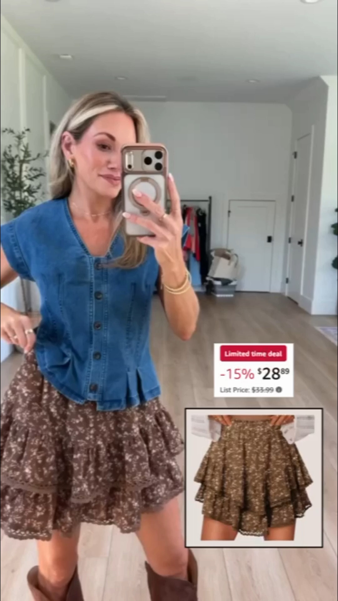 so obsessed with this skort + denim top! loving this look for fall 🍂👏

#LTKootd #LTKPetite