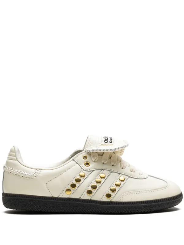 Adidas x Wales Bonner Samba " Studded Pack - Cream" Sneakers  | Neutrals | FARFETCH | Farfetch Global