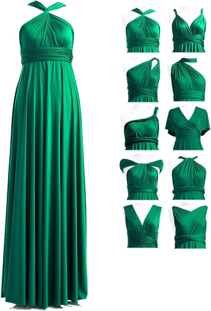 72styles Infinity Dress with Bandeau, Convertible Bridesmaid Dress, Long, Plus Size, Multi-Way Dr... | Amazon (US)