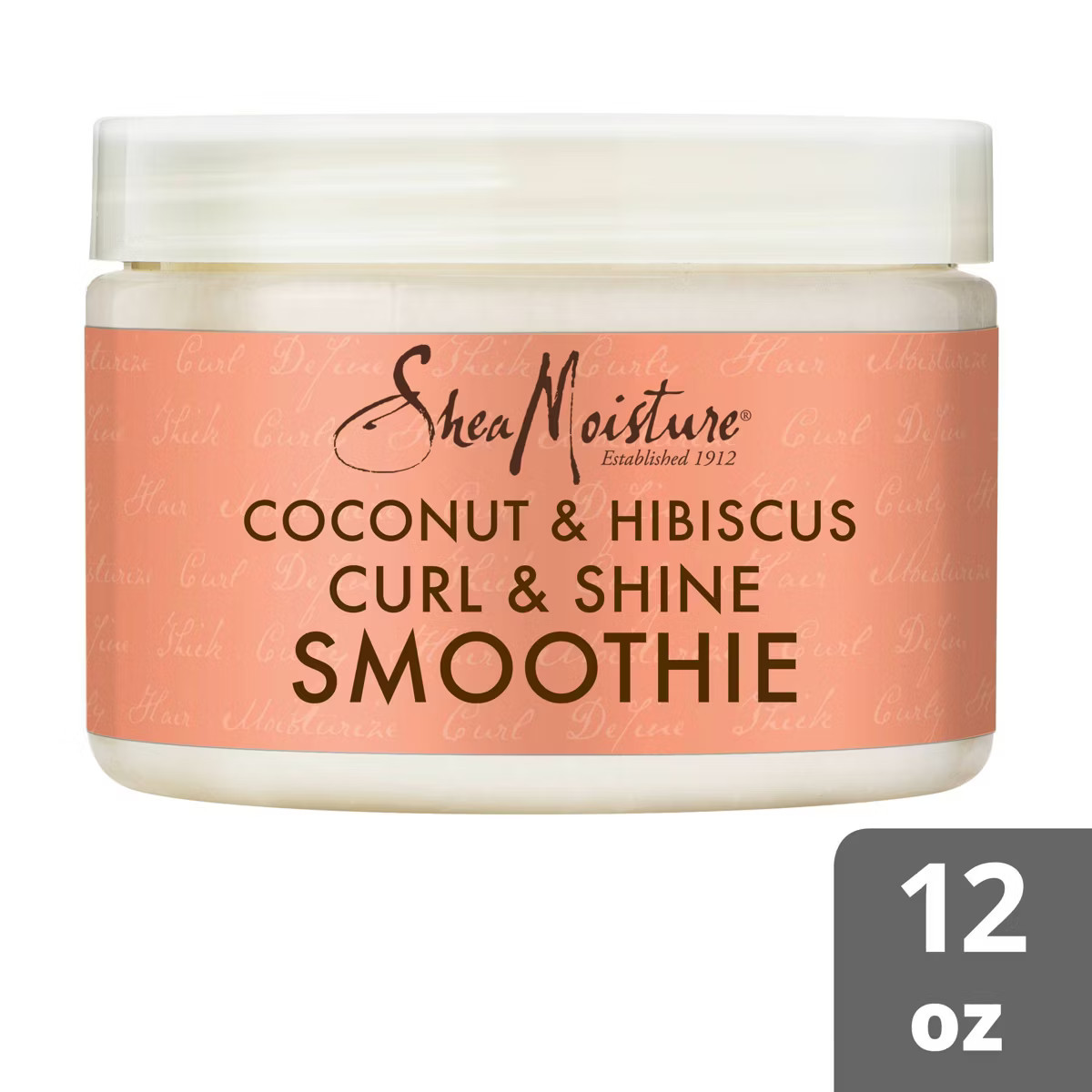 SheaMoisture Smoothie Curl Enhancing Cream for Thick Curly Hair Coconut and Hibiscus | Target