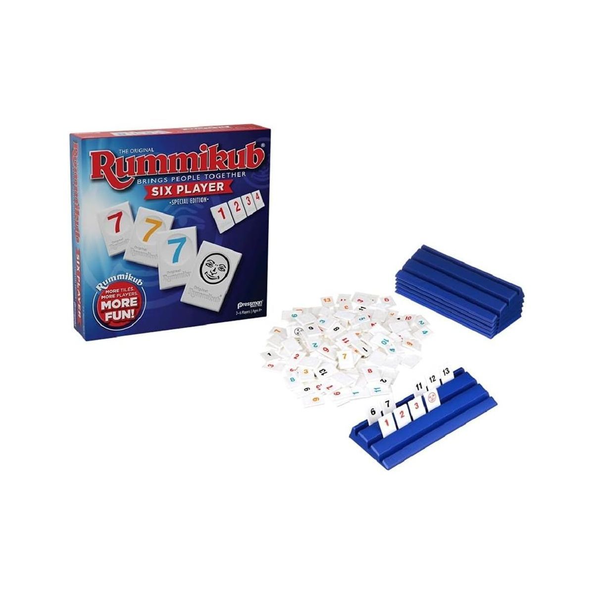 Rummikub Six Player Edition - The Classic Rummy Tile Game - More Tiles and More Players for More ... | Target
