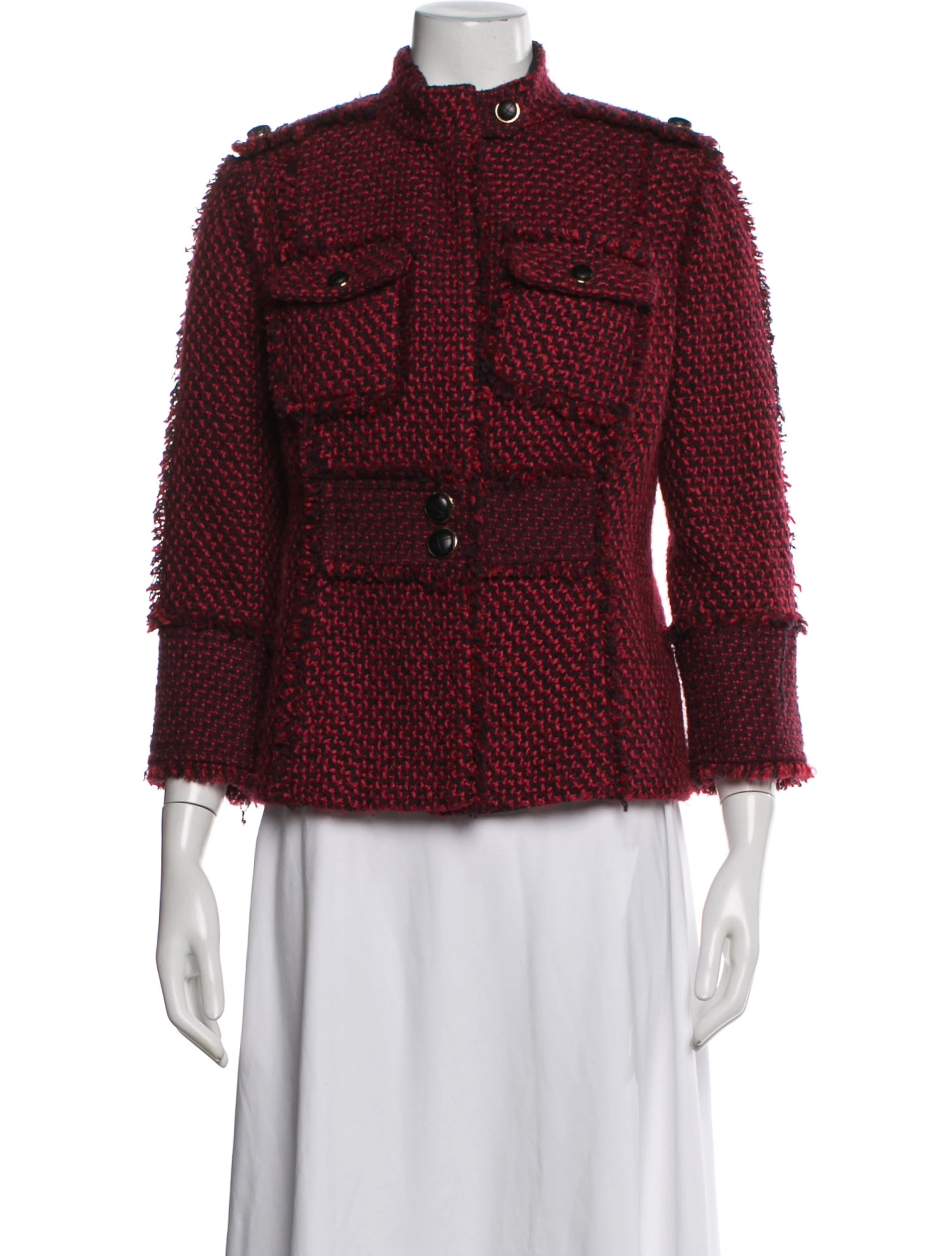Tweed Pattern Jacket | The RealReal