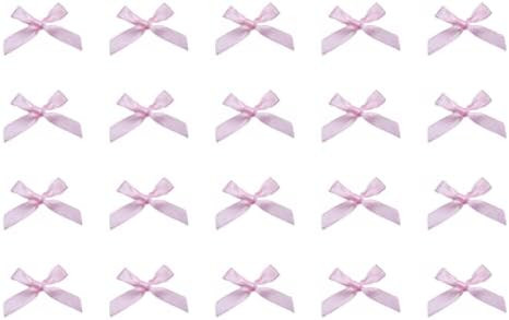 Sowaka 50 Pcs Mini Satin Bowknot Ribbon Bows Flower Supplies for Gift Present Wrapping Scrapbooki... | Amazon (US)