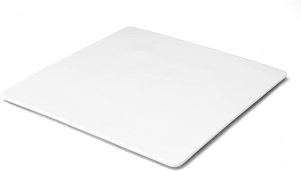 Premium White Porcelain Square Serving Platter - Butter Board, Ideal for Cheese, Charcuterie, and... | Amazon (US)