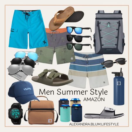 Men’s summer style! Swimsuit shorts, sandals, sunglasses, coolers! Amazon men fashion! Amazon Mens fashion! Summer mens style finds! mens accessories!

#LTKmens #LTKswim #LTKfindsunder50