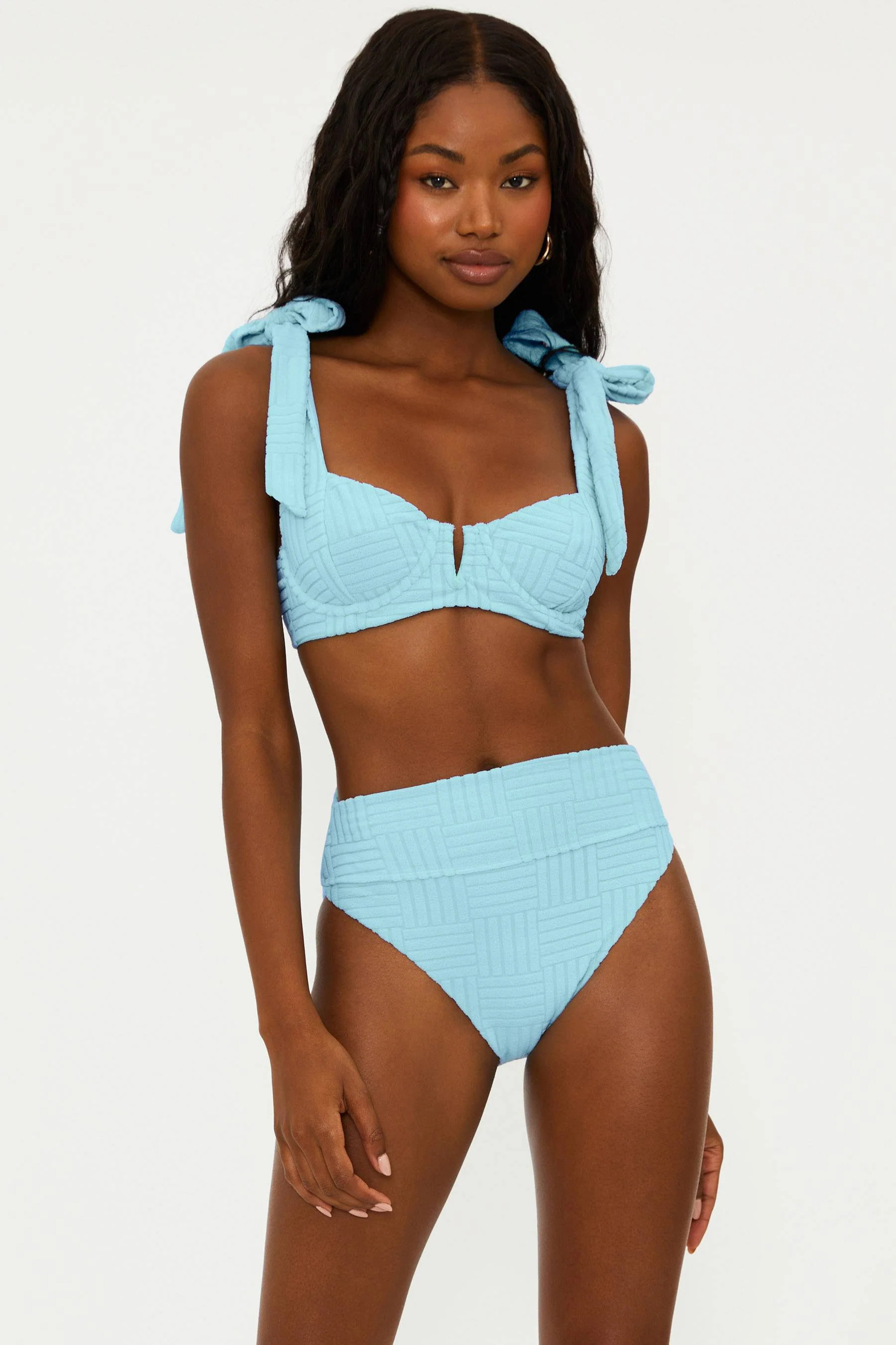 BLAIR TOP BLUEBERRY ICE TERRY | Beach Riot