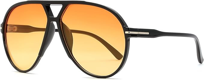 FEISEDY Retro Oversized Sunglasses for Women Men Classic 70s Trendy Sun Glasses Vintage Shades B0... | Amazon (US)