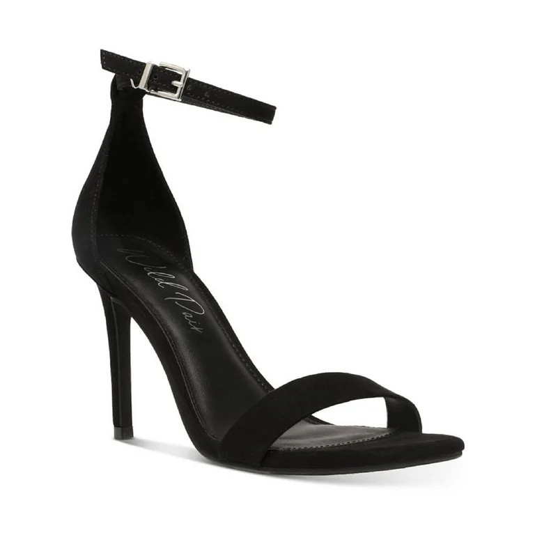 Wild Pair Womens Bethie Faux Suede Square Toe Heels | Walmart (US)