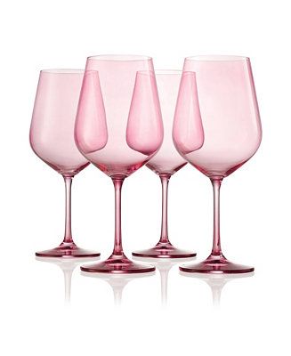 Godinger Sheer Stemmed Wine Glasses, Set of 4 & Reviews - Glassware & Drinkware - Dining - Macy's | Macys (US)