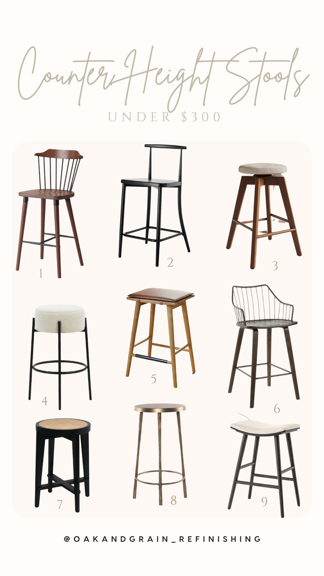 Countertop height stools under $300 

#LTKHome