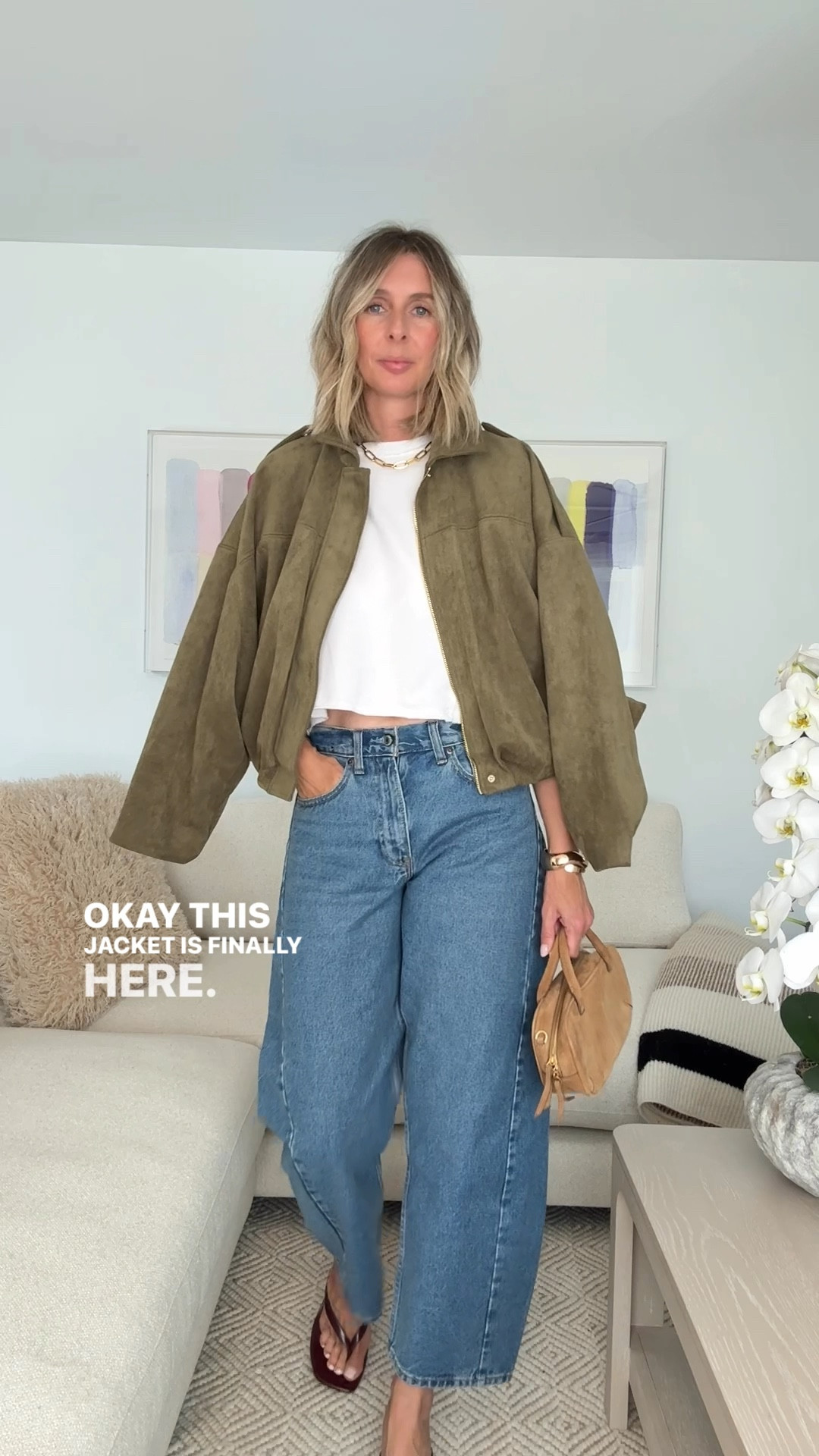 SUEDE JACKET PERFECTION. click on the brown jacket to see the olive color too! wearing the small, sizing is generous. 

this is the softest jacket you’ll ever wear. the details are so effin cool. throw it on with jeans, dresses, even joggers!

i’ve been waiting so patiently for it to drop and it’s finally here. i’m telling you now that it’s going to sell out lightning fast, so snag it now.

also linked an amazon dupe. i haven’t tried it so can’t confirm the quality, but wanted to link it for ya too! 

suede jacket. fall style. fall jacket. olive jacket. brown jacket. 

#LTKSeasonal #LTKOver40 #LTKFindsUnder100