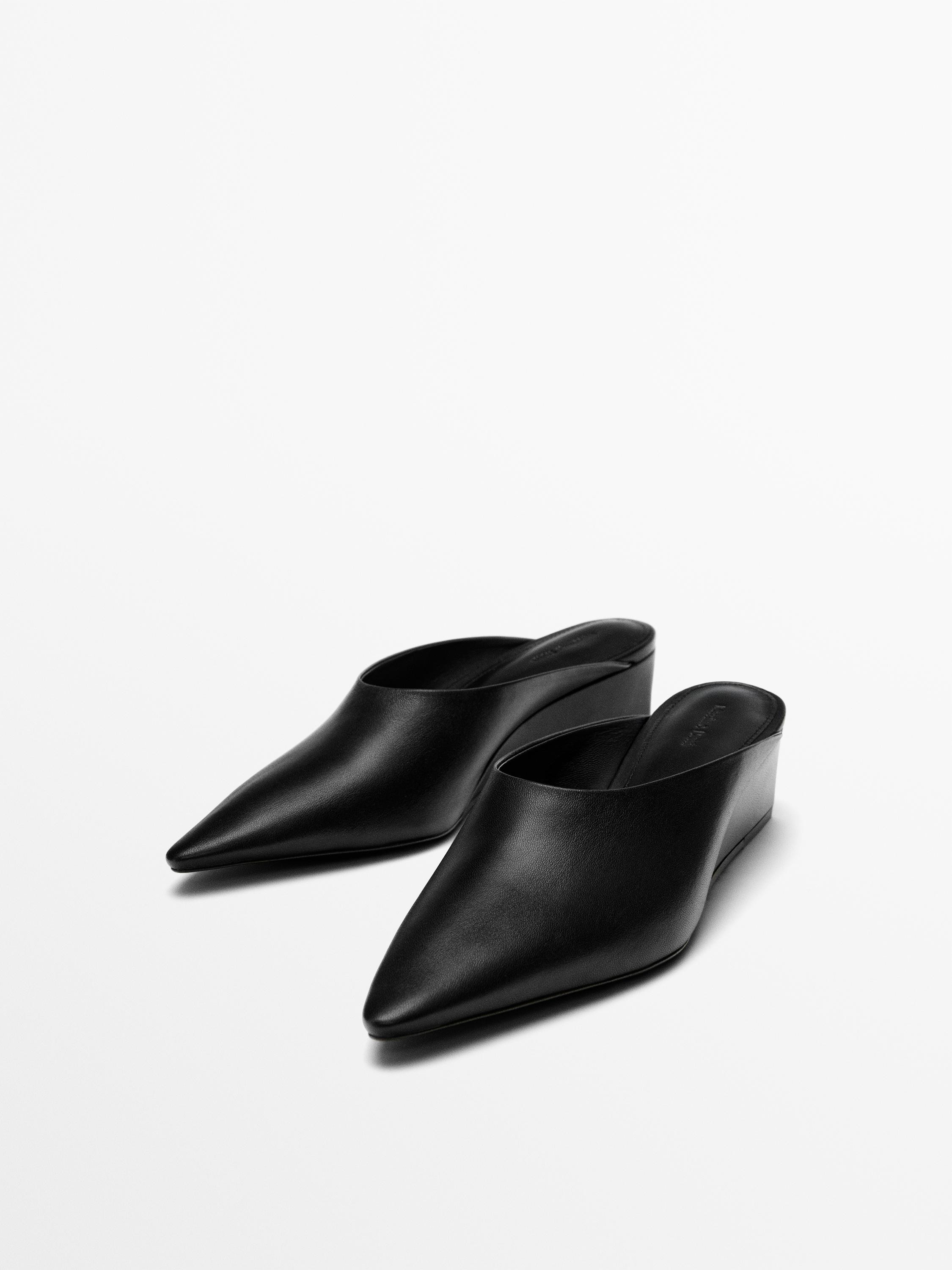 Wedge heel mules | Massimo Dutti US