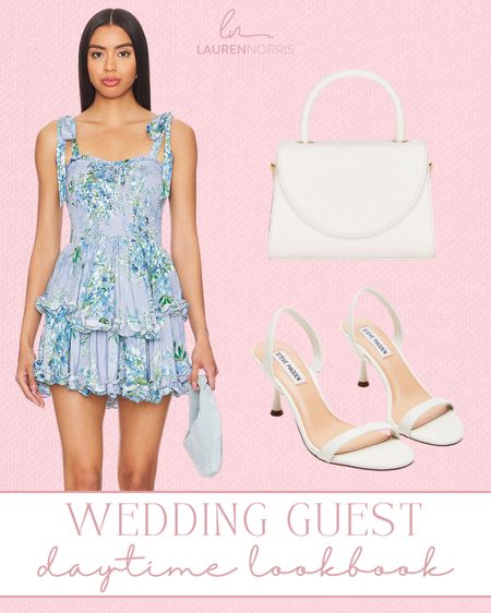 Short floral wedding guest dress with accessories 👰🏼‍♀️

#LTKWedding