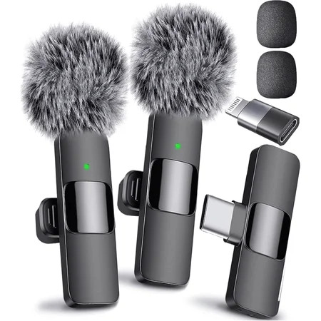 Mini Mic Pro Wireless Lavalier Microphone for iPhone and Android | Walmart (US)