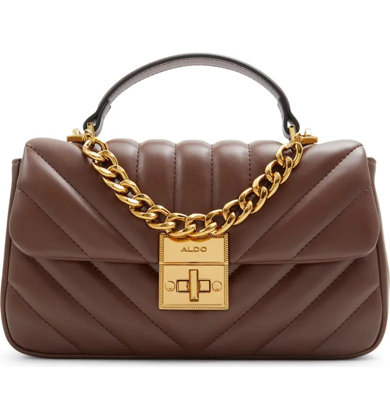 Hays Quilted Faux Leather Top Handle Bag | Nordstrom