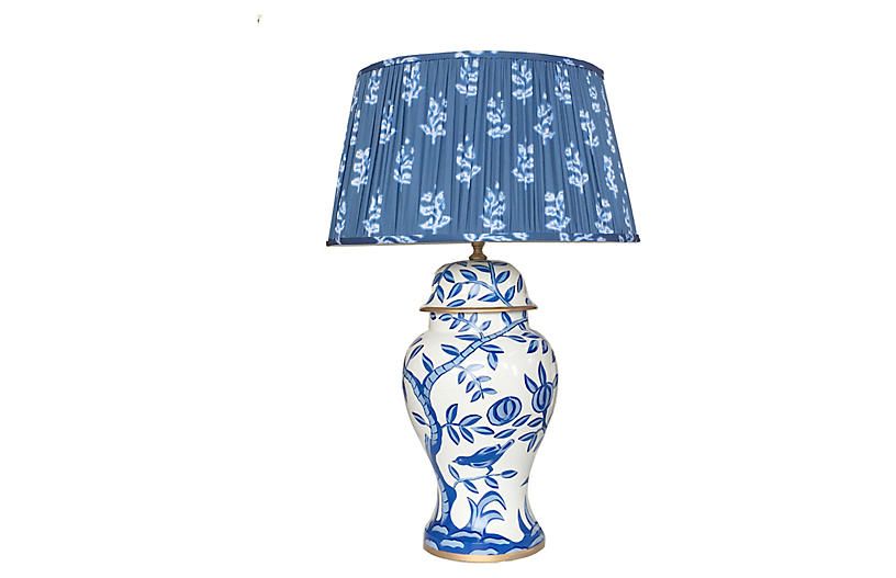 Cliveden Table Lamp, Blue | One Kings Lane