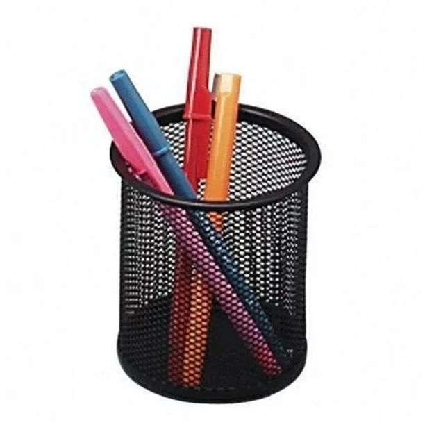Deals of the Day Clearance Cafuvv Steel Metal Mesh Cylinder Pen Pencil Eraser Stationery Holder C... | Walmart (US)