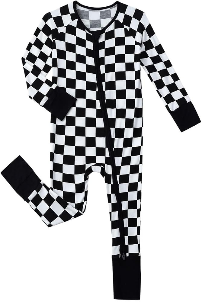 SUZEL Baby Bamboo Viscose Pajamas - Infant Boys Girls Footless Zippy Pjs Sleep 'N Play Clothes - ... | Amazon (US)
