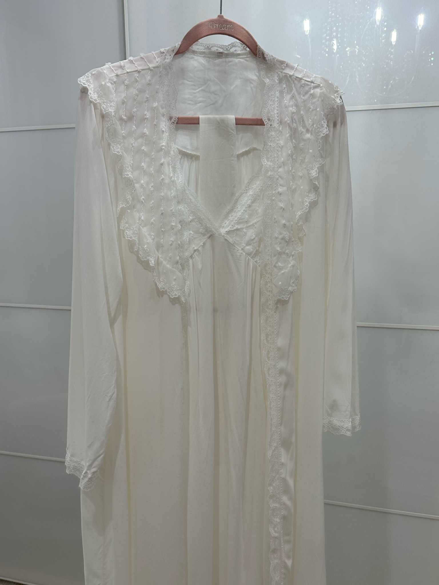 My nightgown maternity hospital outfit ☁️✨👼🏻🤍 

#LTKFamily #LTKBaby #LTKBump