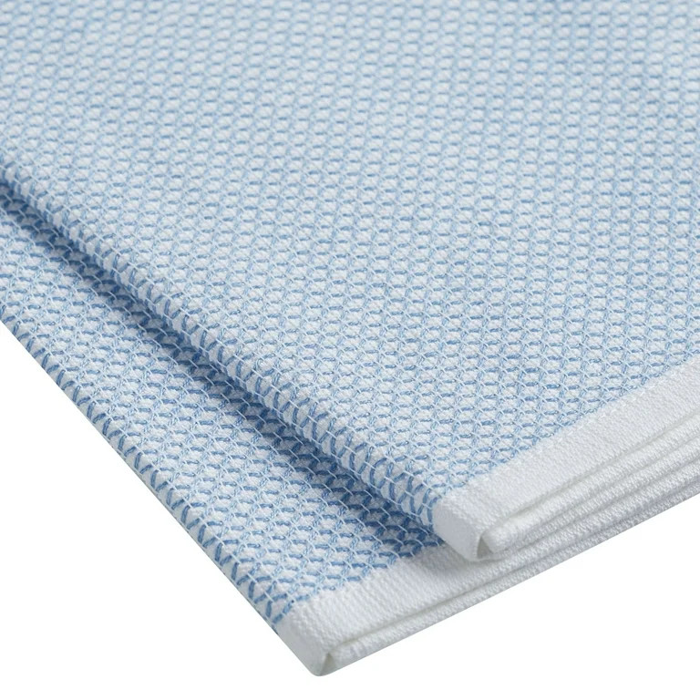 Better Homes & Gardens Blue Linen Cotton-and-Polyester Woven Dual-Purpose Oversized Kitchen Towel... | Walmart (US)