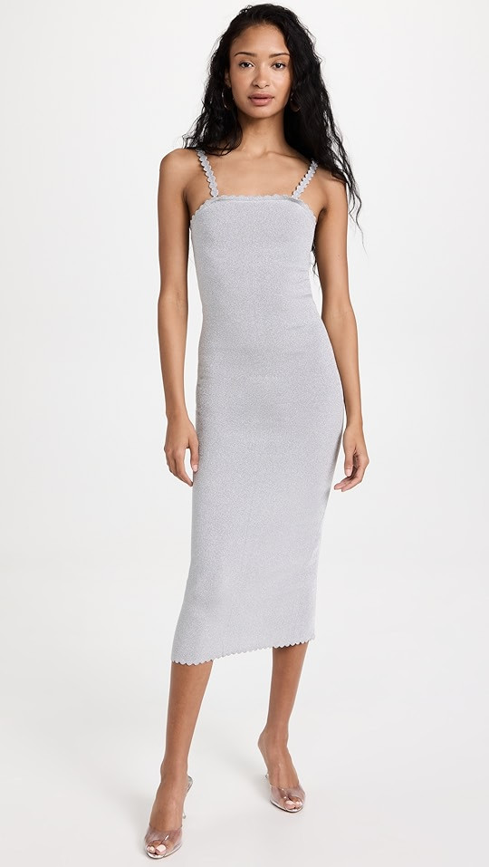 Metallic Removable Strap Bandeau Dress | Shopbop