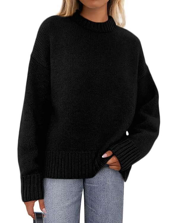 PRETTYGARDEN Womens Sweaters Fall 2025 Trendy Casual Crewneck Long Sleeve Cozy Knit Pullover Swea... | Amazon (US)