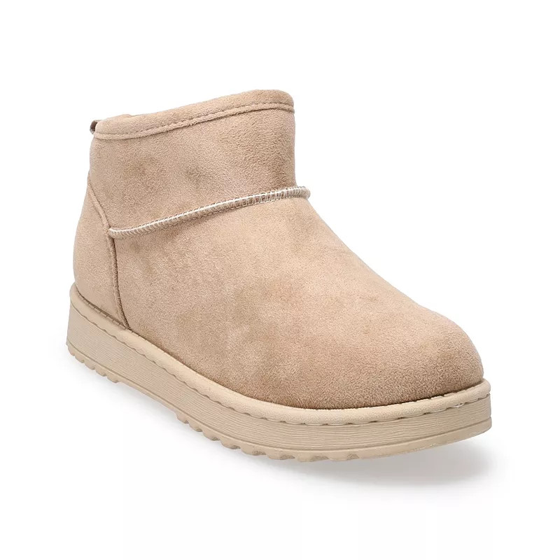SO® Lupita Women's Cozy Mini Boots | Kohl's
