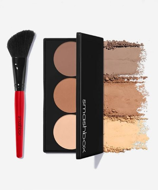 Smashbox Women's Contouring Contour/Bronze/Highlight - Bronze Step By Step Contour Palette & Brush | Zulily