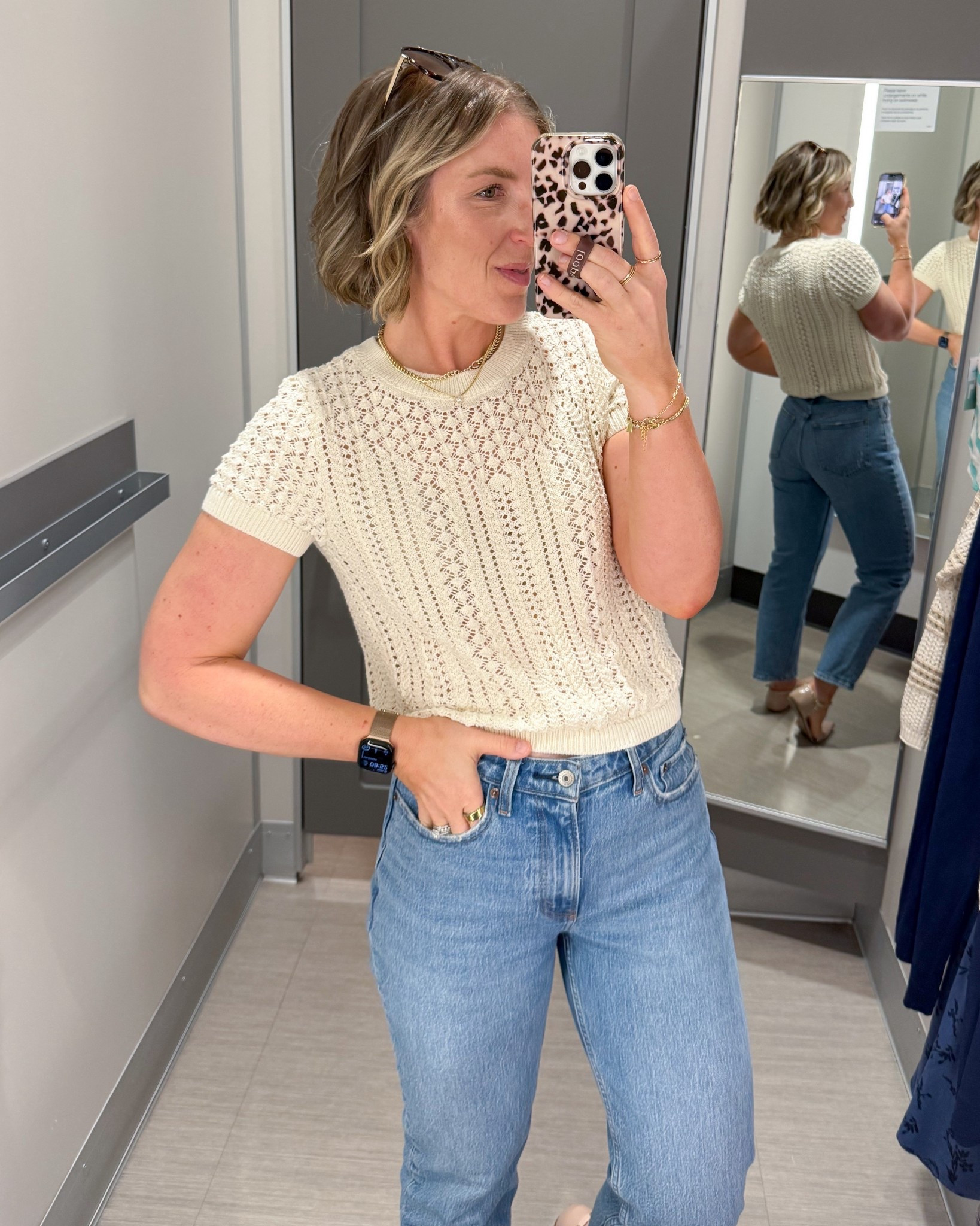 Spring transition sweater with darling detail!!! If between sizes go up!!!

#LTKSeasonal #LTKdayinmylife #LTKmomlife