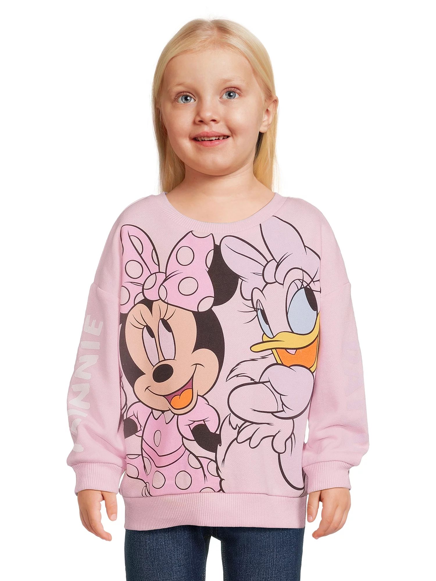 Disney Toddler Girl Minnie and Daisy Graphic Sweatshirt, Sizes 12M-5T | Walmart (US)