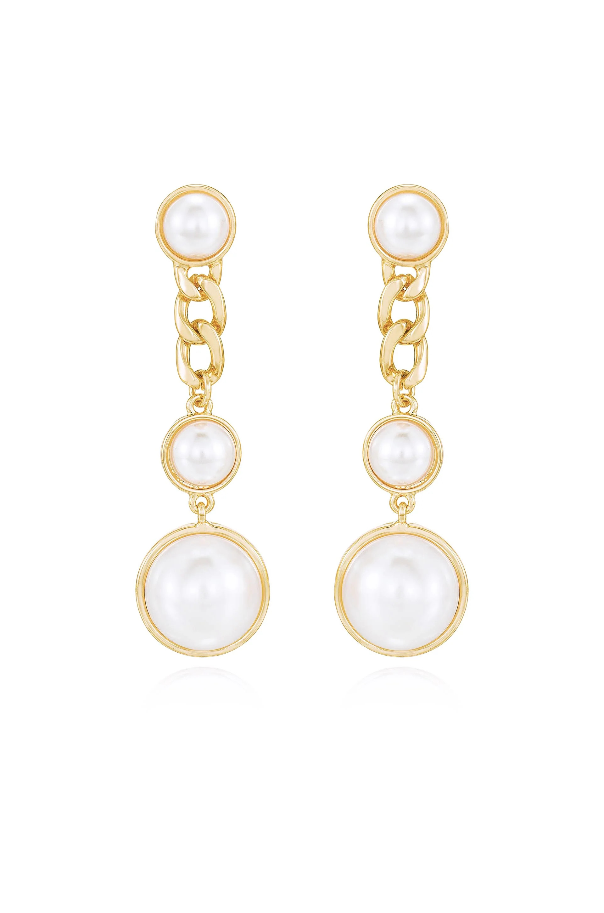 Precious Pearl Drop 18k Gold Plated Earrings | Ettika