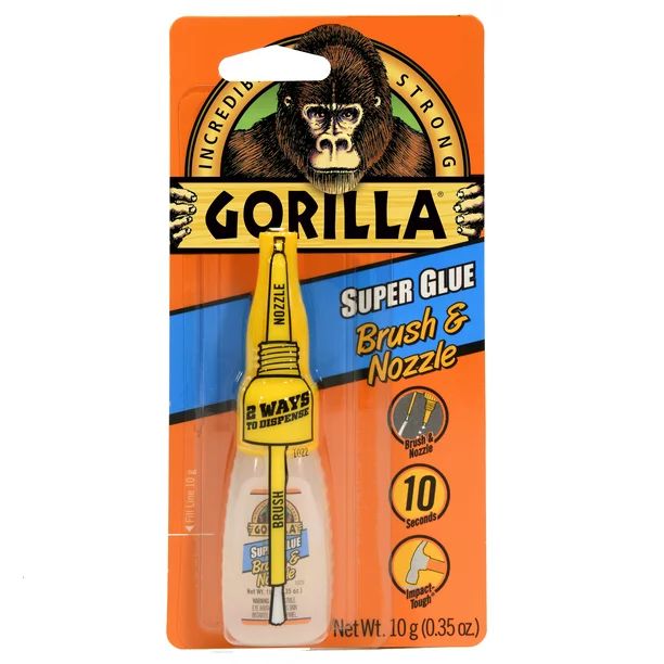 Gorilla Super Glue Brush & Nozzle,10g | Walmart (US)