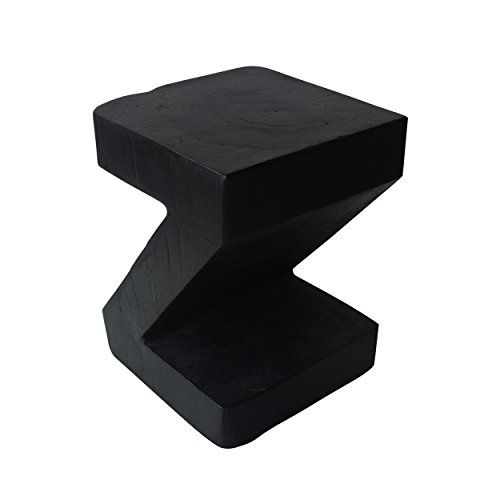 Christopher Knight Home Jingle Outdoor Light-Weight Concrete Side Table, Black | Amazon (US)