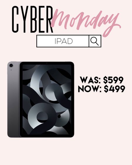 Apple iPad  on sale! Target cyber Monday gift idea 

#LTKCyberWeek #LTKfindsunder50 #LTKsalealert