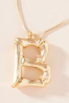 Bamboo Monogram Pendant Necklace | Anthropologie (US)