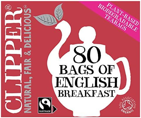 Clipper Organic Fairtrade English Breakfast Tea 80 bags | Amazon (US)