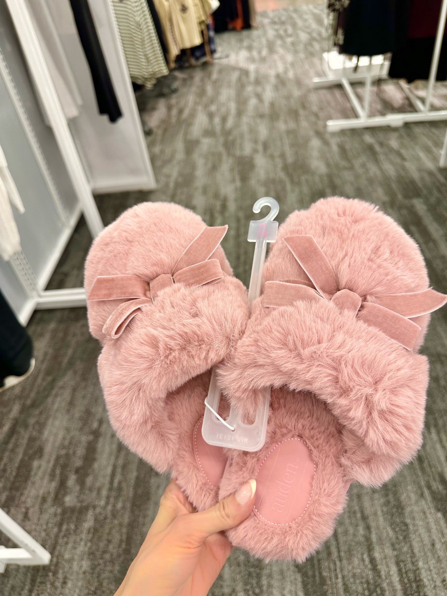 Cutest slippers only $10! I wear a 7 and small fits perfect 