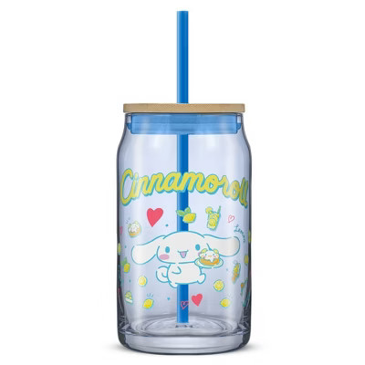 Hello Kitty® and Friends Favorite Flavor Glass Tumbler with Bamboo Lid and Straw | Target