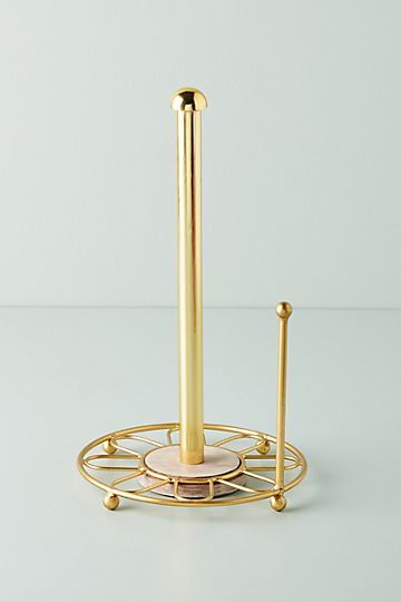 Gold Wire Paper Towel Holder | Anthropologie (US)