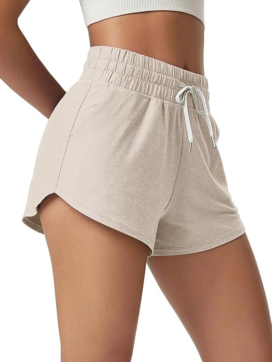 ODODOS Women's Performance Shorts Ultra Soft odSTRATUM Tech Mid Rise Relaxed Shorts with Pocket 3... | Amazon (US)
