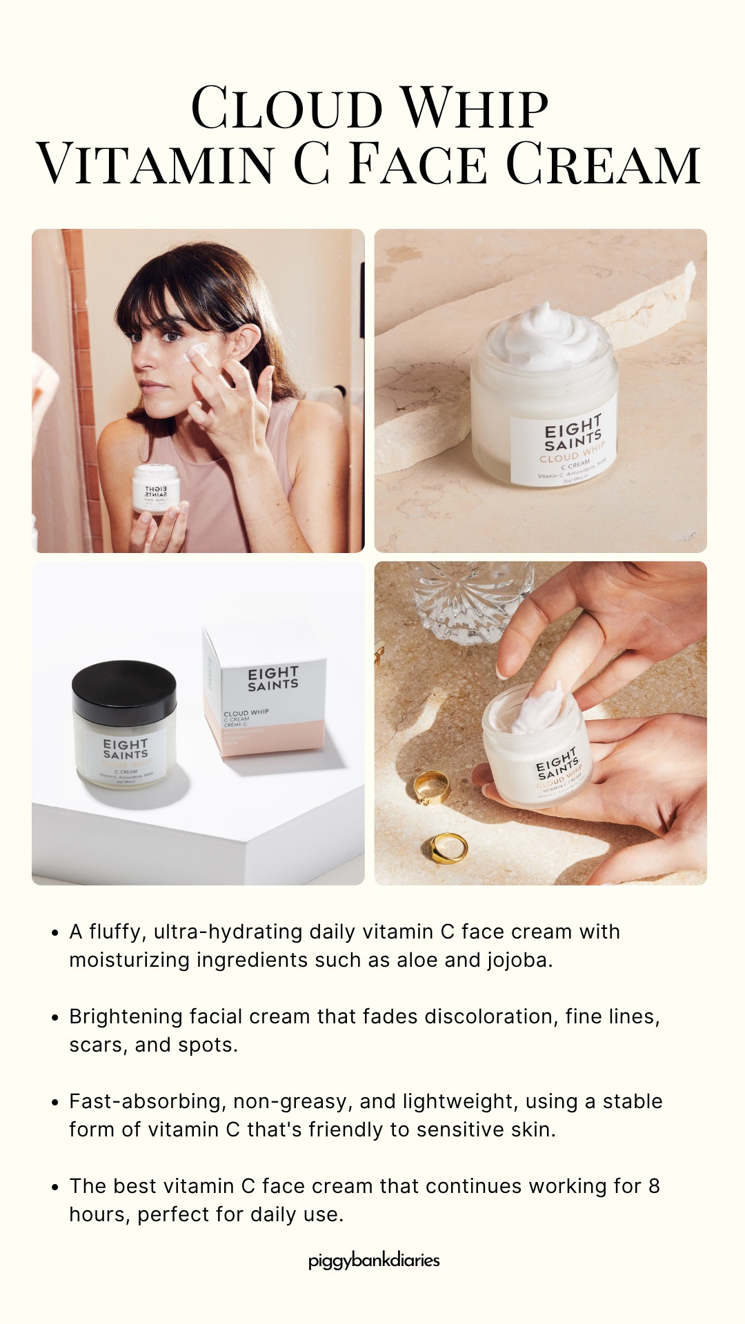 Your skin but brighter, smoother, and actually hydrated ☁️✨

I’ve been reaching for this Cloud Whip Vitamin C Cream every morning lately and it’s giving that fresh, glowy “I slept 8 hours” look (even when I didn’t 😅). It’s super lightweight, sinks in fast, and doesn’t leave that greasy feel—just soft, hydrated skin.

If you’re dealing with dullness, uneven tone, or just want that everyday glow… this one is SO good.

#ad #vitamincskincare #glowyskin #momskincare #busymomroutine

#LTKBeauty #LTKselfcare #LTKgrwm