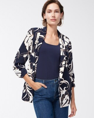 Petite Ruched Sleeve Blazer | Chico's
