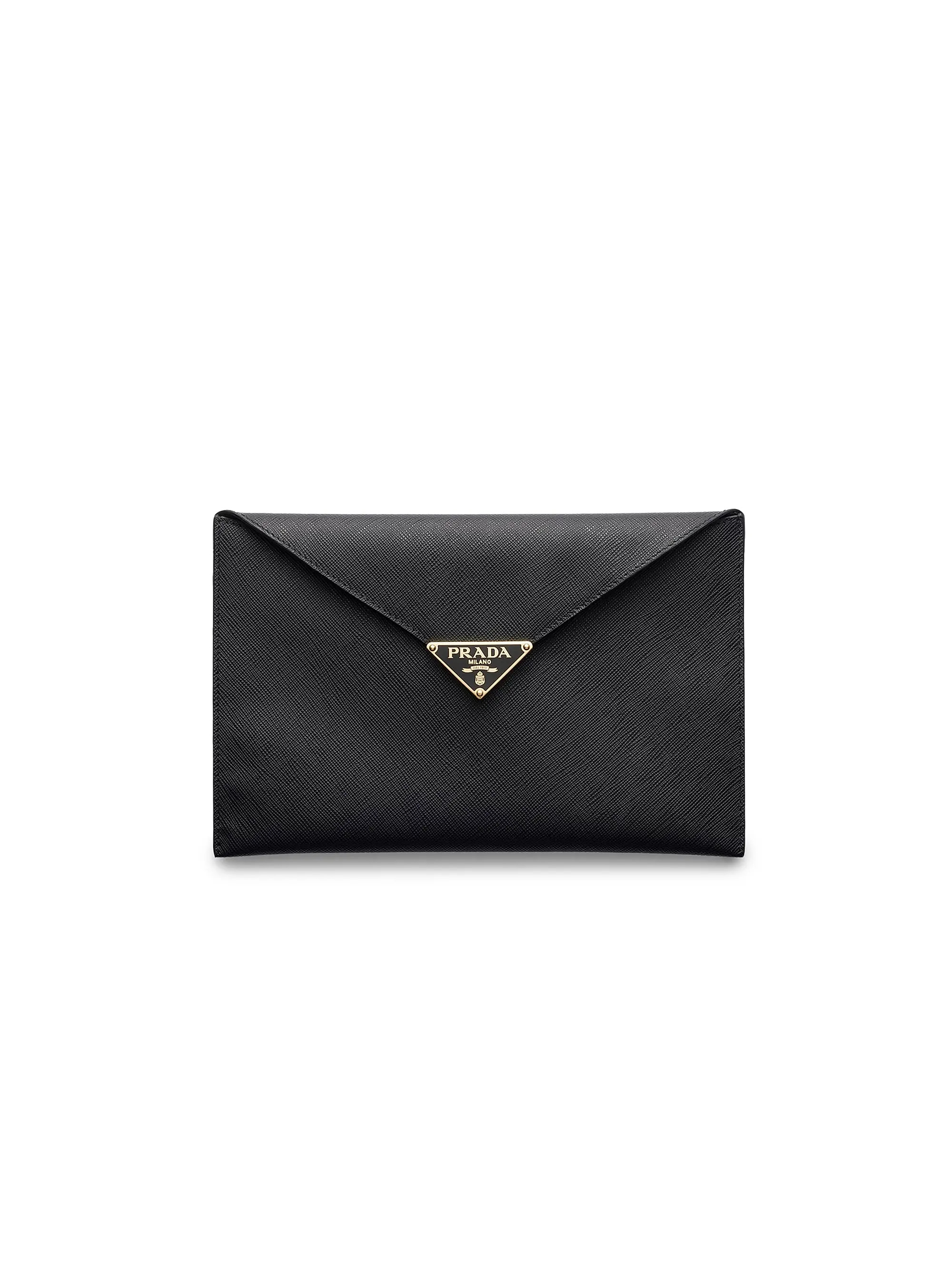 Saffiano Leather Envelope Clutch | Saks Fifth Avenue
