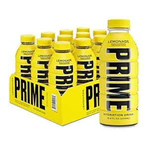 PRIME Hydration LEMONADE | Sports Drinks | Electrolyte Enhanced for Ultimate Hydration | 250mg BC... | Amazon (US)