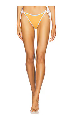 onia Cleo Bikini Bottom in Sunset & White from Revolve.com | Revolve Clothing (Global)