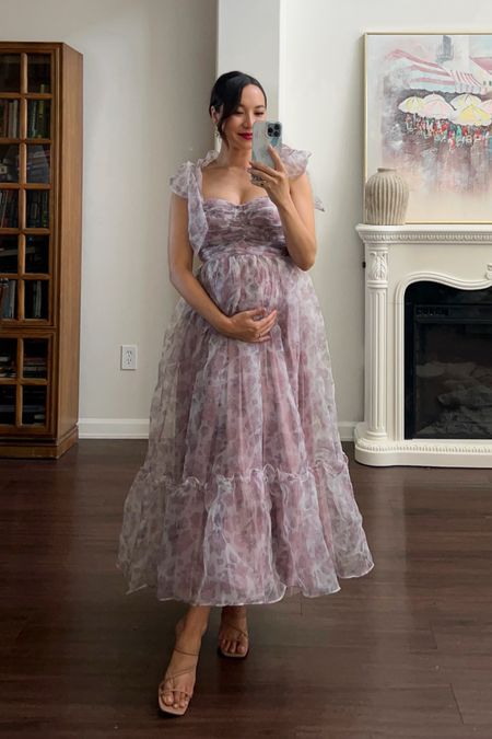 This dress is gorgeous for a baby shower if you’re having a girl!! I would say to size up if you’re expecting as my usual size (xs) was too small for me currently 

Summer dress / baby shower / wedding guest dress / bump-friendly 

#LTKStyleTip #LTKBump #LTKWedding
