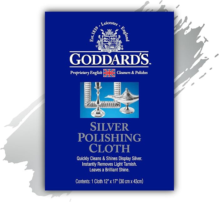Goddard's Silver Polishing Cloth for Jewelry, Remove Tarnish on Plated or Sterling Silver, Gold, ... | Amazon (US)